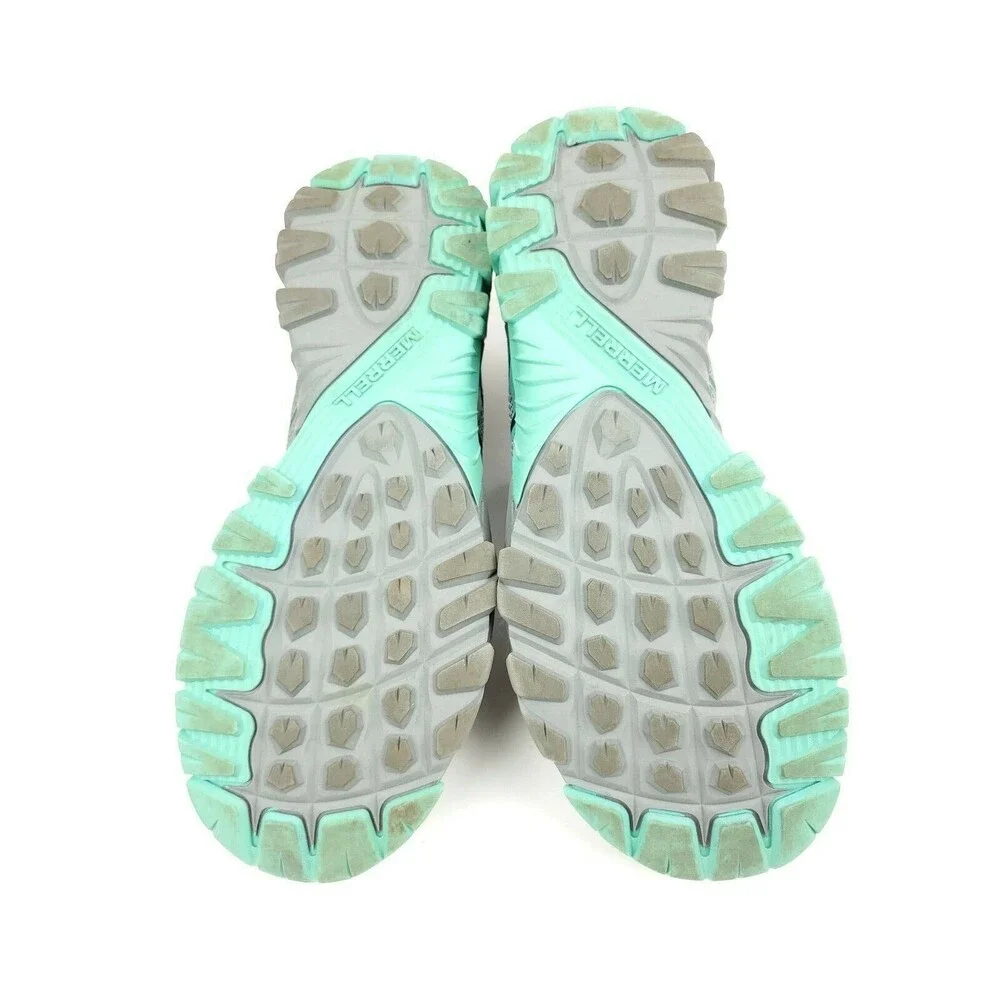 Merrell MQM Flex Women's Monument Hiking Shoe J05514 Size 5.5 Green Gray